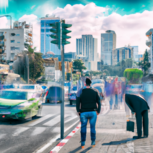 צילום של רחוב סואן בתל אביב, מדגיש את הצורך במדבירים אמינים באזורים עירוניים.